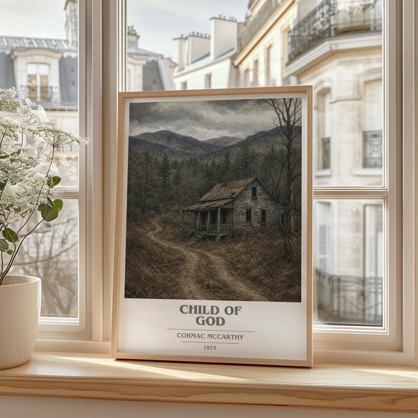 Child Of God book cover poster colour and style options – Cormac Mccarthy book art