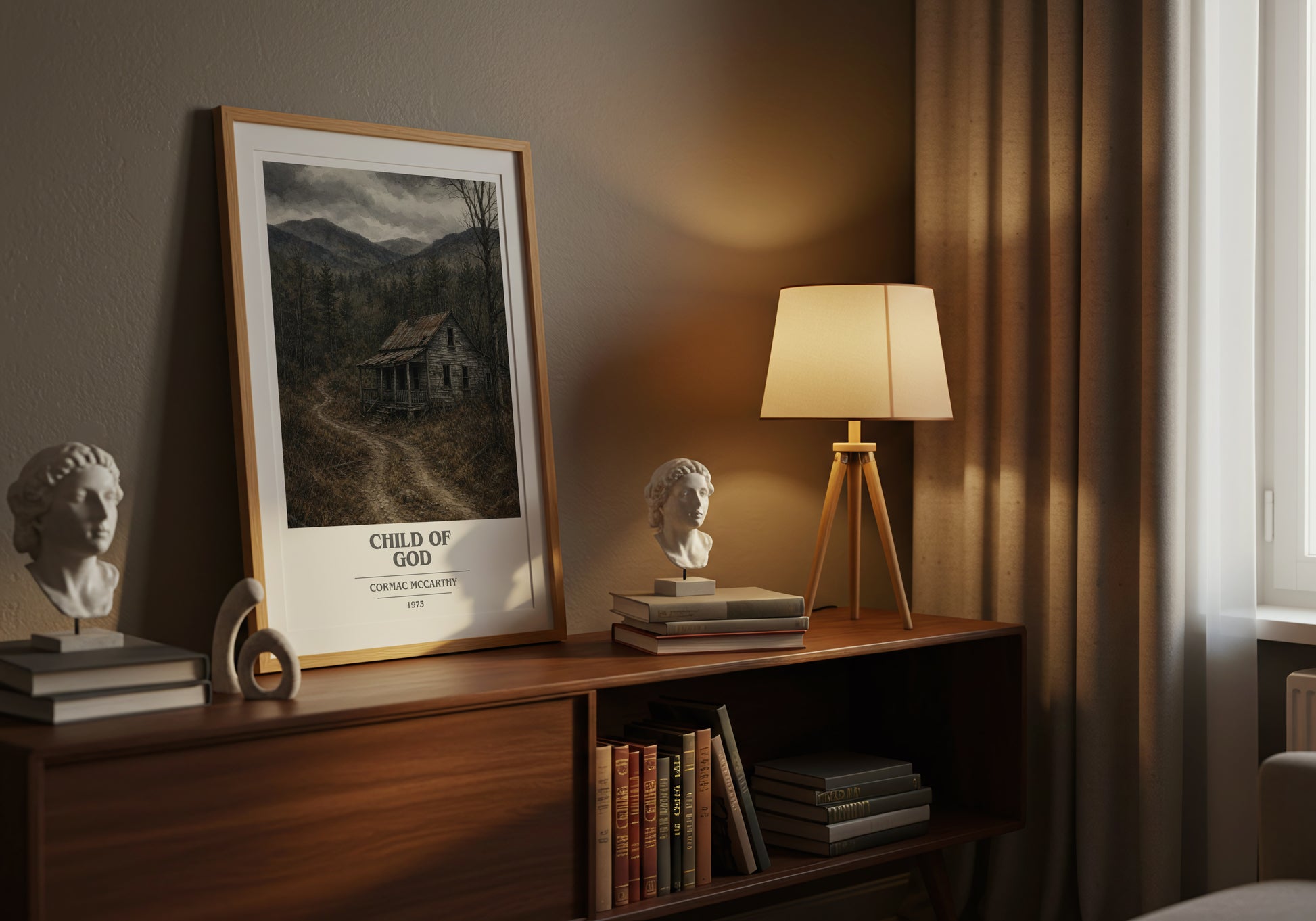Child Of God book cover book poster framed on wall – literary fiction wall art