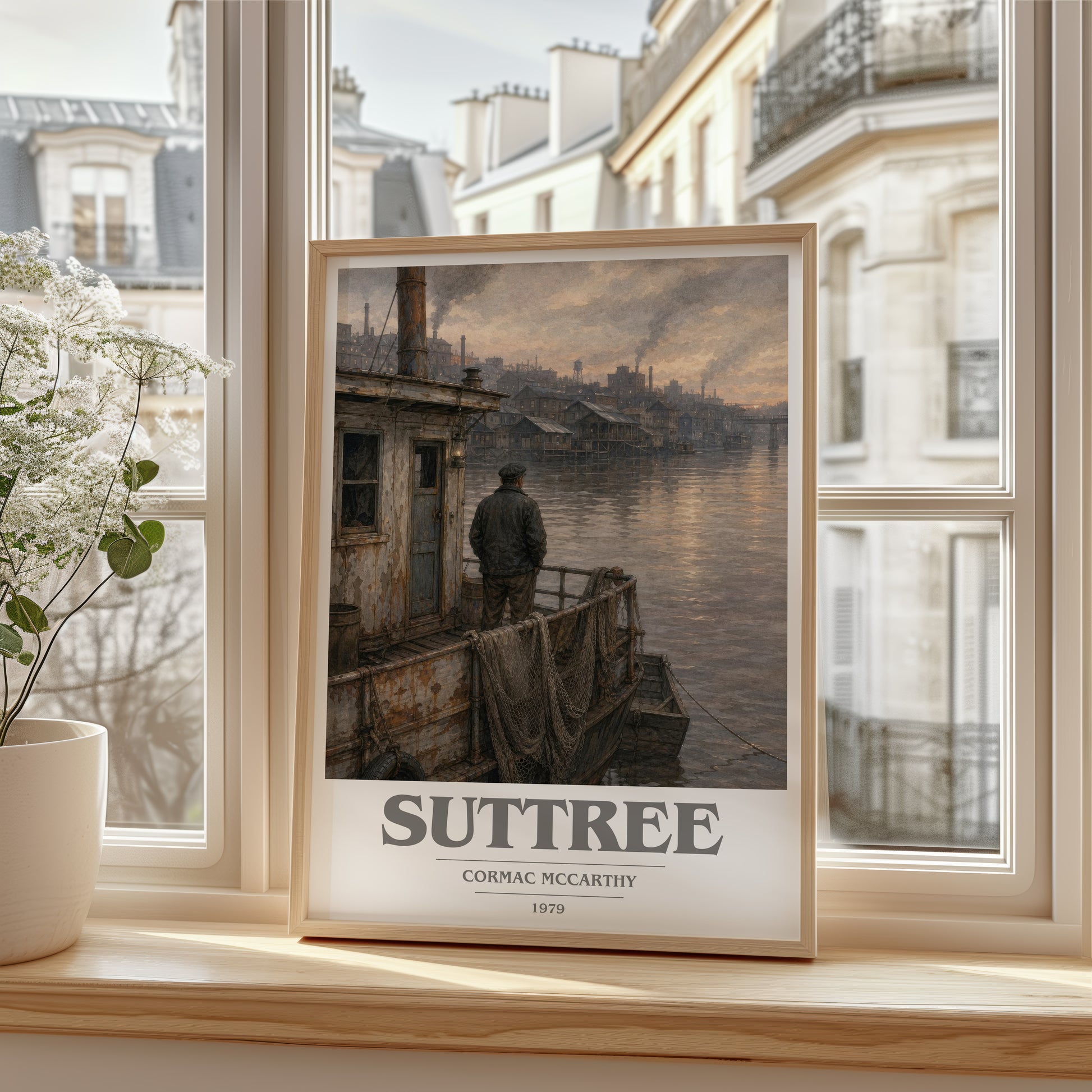 Suttree book cover poster colour and style options – Cormac Mccarthy book art