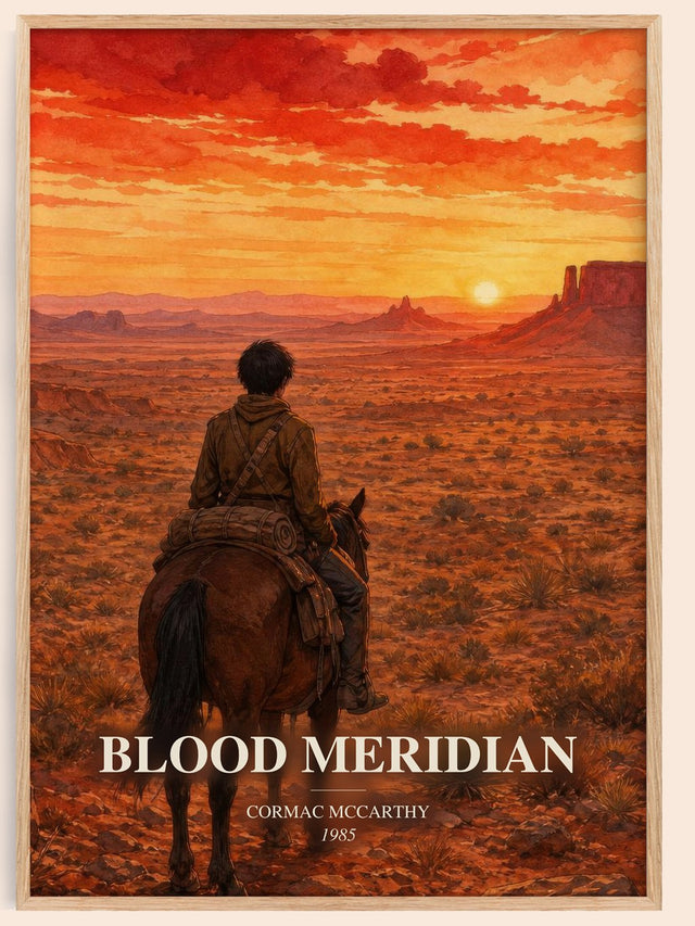 Blood Meridian Book Watercolour Illustration by Cormac Mccarthy