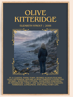 Olive Kitteridge Minimalist Book Poster by Elizabeth Strout – book poster