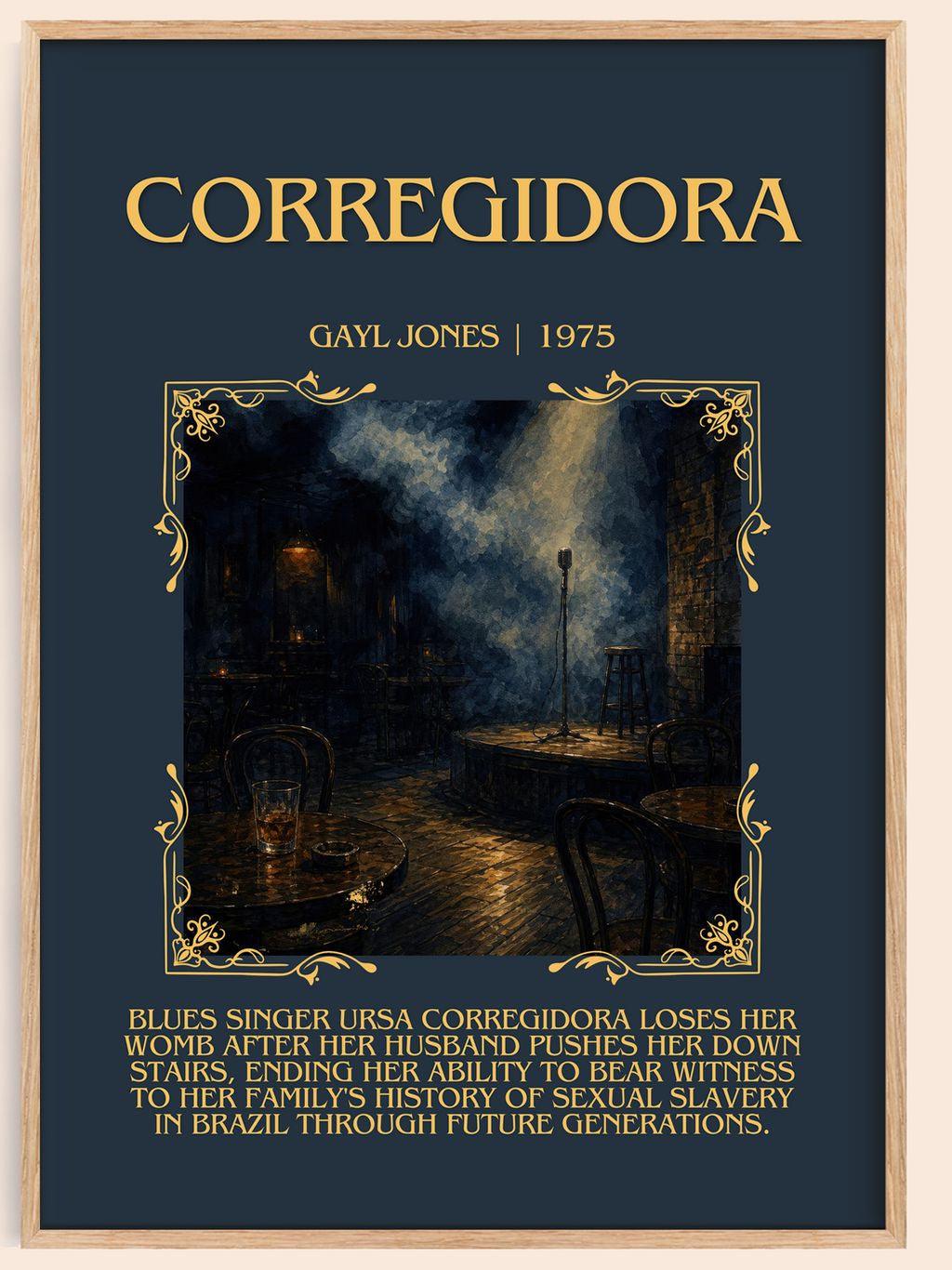 Corregidora Minimalist Book Poster by Gayl Jones – book poster
