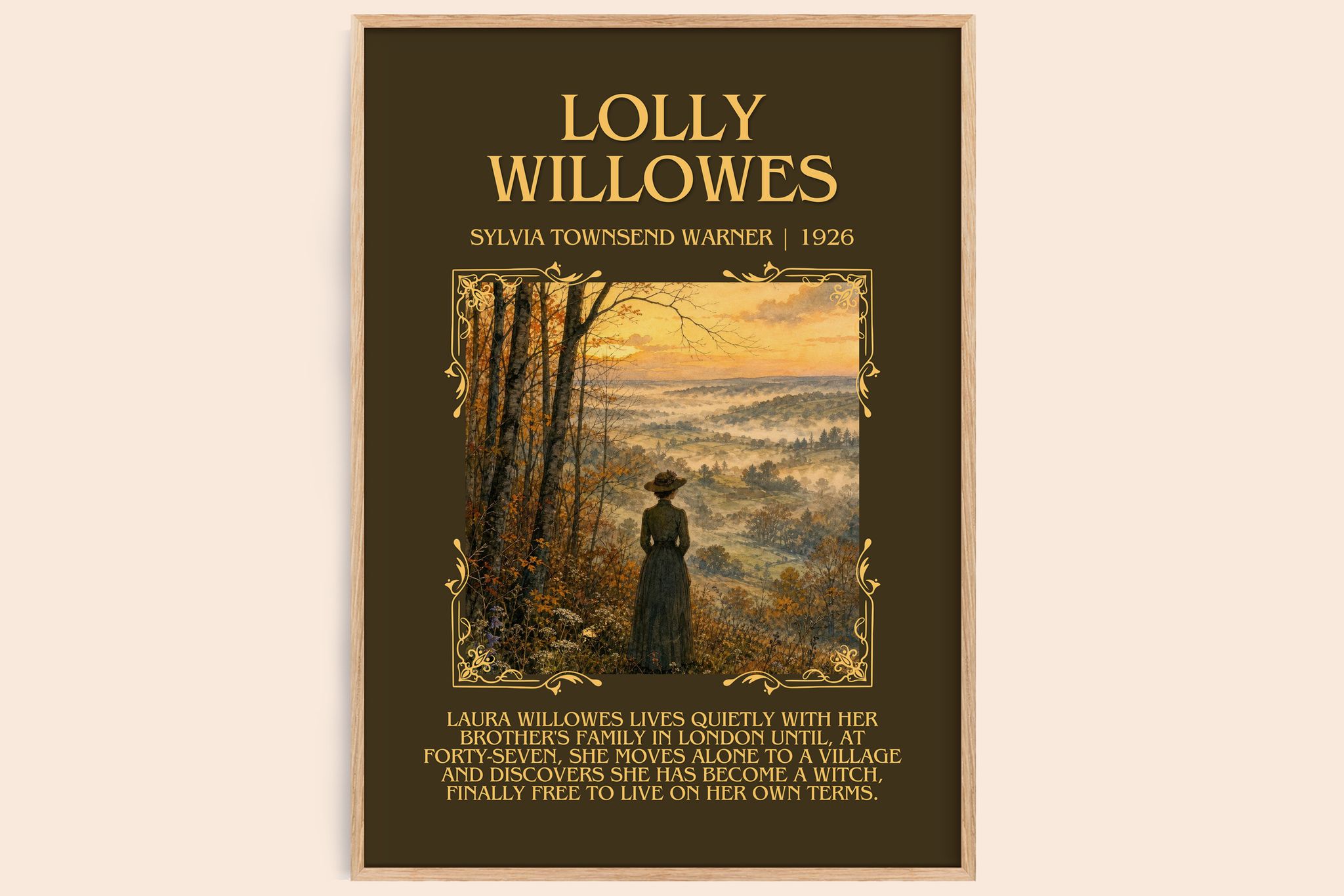 Lolly Willowes Minimalist Book Poster by Sylvia Townsend Warner