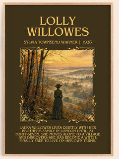 Lolly Willowes Minimalist Book Poster by Sylvia Townsend Warner – book poster