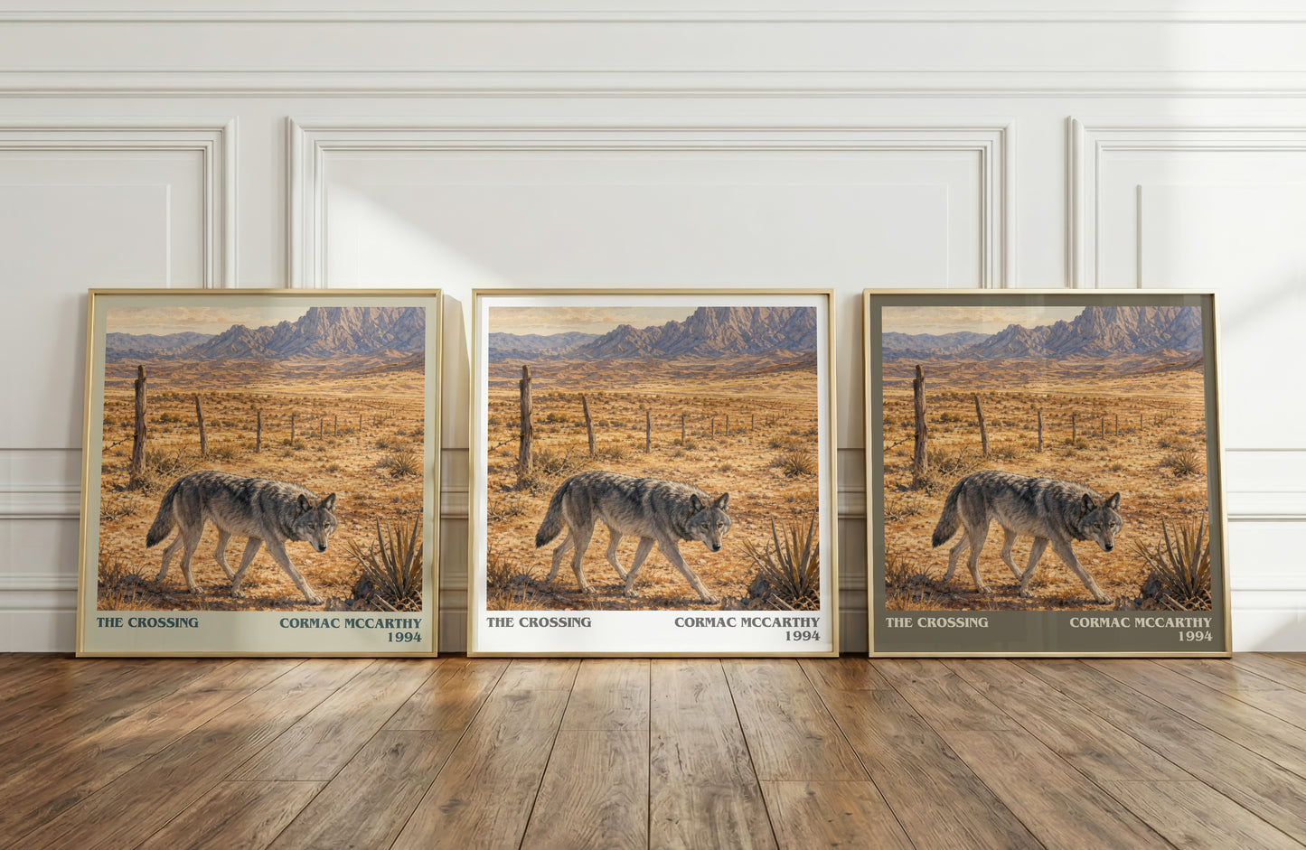 The Crossing literary art print colour and style options – Cormac Mccarthy book art