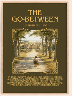 The Go-Between Minimalist Book Poster by L. P. Hartley – book poster
