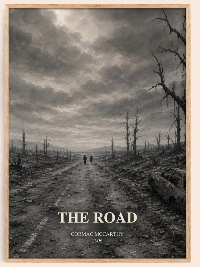 The Road Book Watercolour Illustration by Cormac Mccarthy