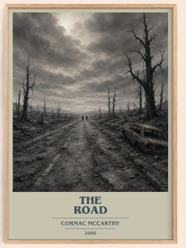 The Road Book Cover Poster by Cormac Mccarthy