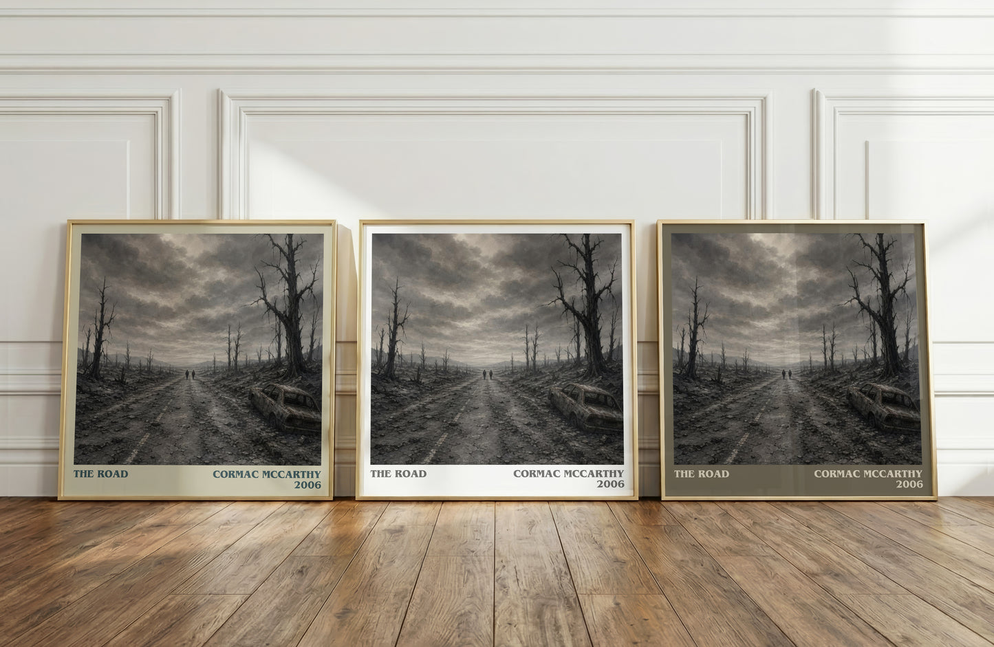 The Road literary art print colour and style options – Cormac Mccarthy book art
