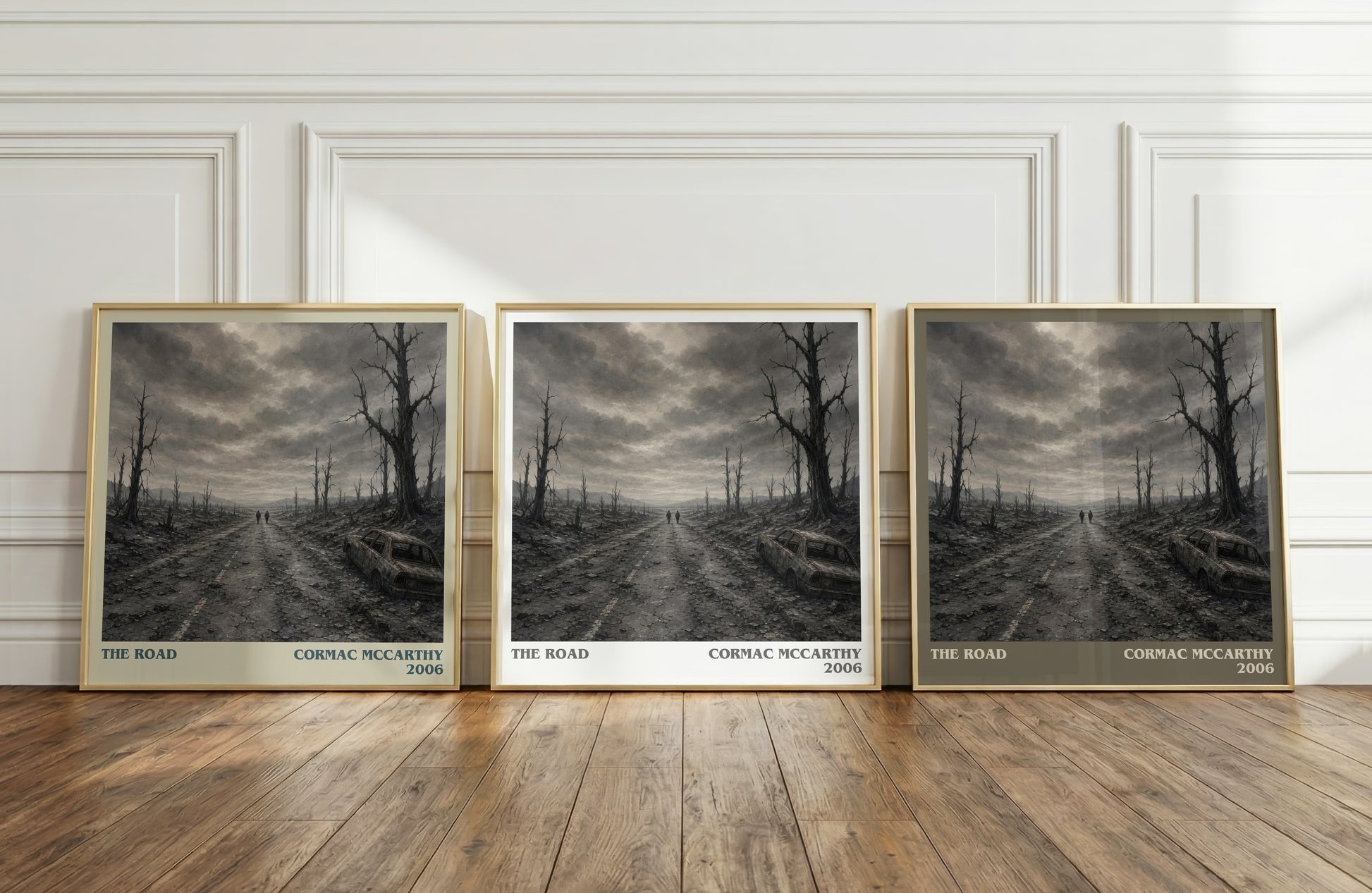 The Road literary art print colour and style options – Cormac Mccarthy book art