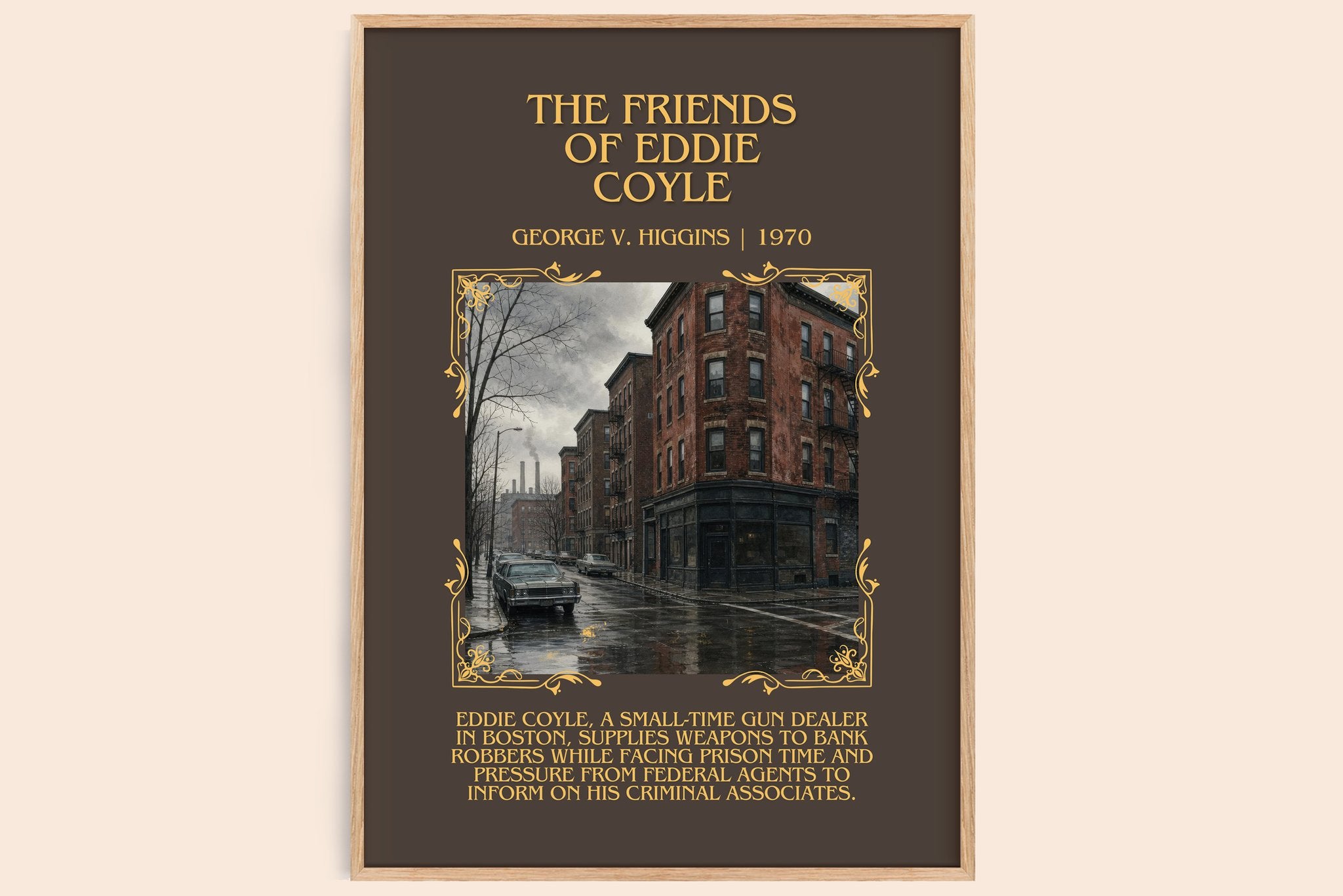 The Friends Of Eddie Coyle Minimalist Book Poster by George V. Higgins