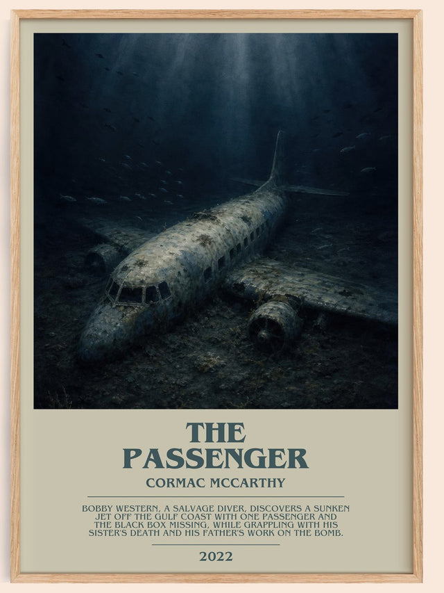 The Passenger Bookish Wall Art by Cormac Mccarthy