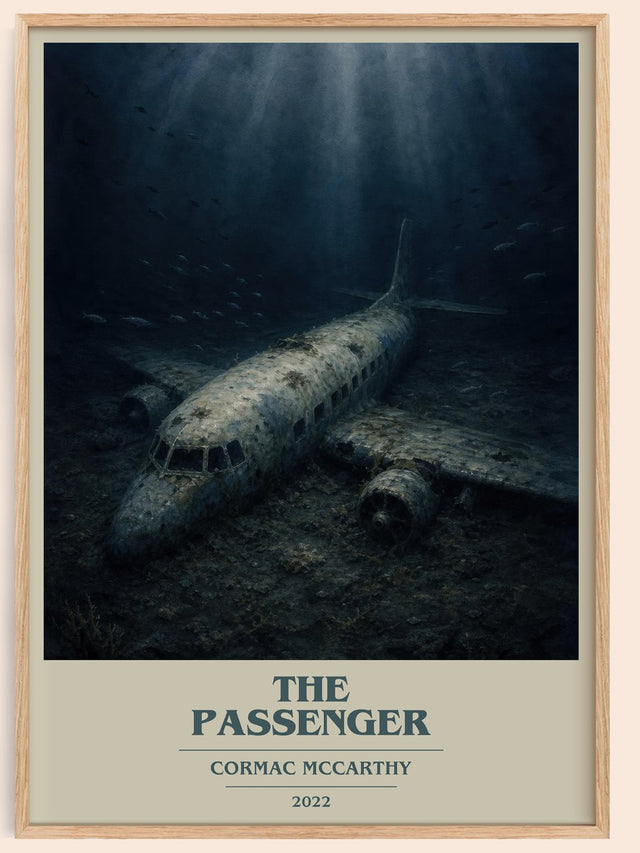 The Passenger Book Cover Poster by Cormac Mccarthy