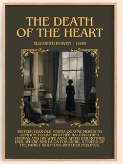 The Death of the Heart Minimalist Book Poster by Elizabeth Bowen – book poster