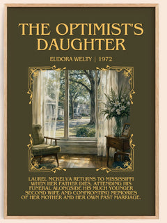 The Optimist's Daughter Minimalist Book Poster by Eudora Welty – book poster
