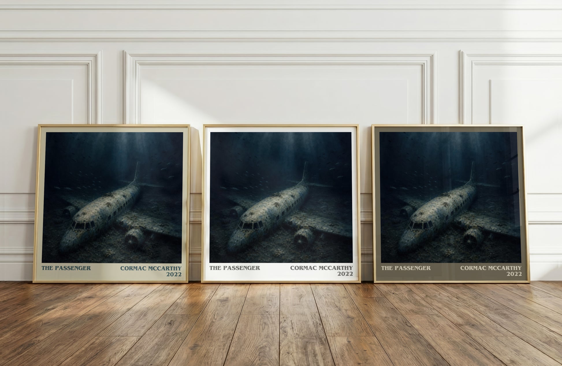 The Passenger literary art print colour and style options – Cormac Mccarthy book art