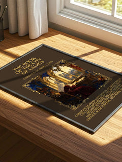 Book of the City of Ladies Minimalist Book Poster by C. Pizan – print on a sunlit desk