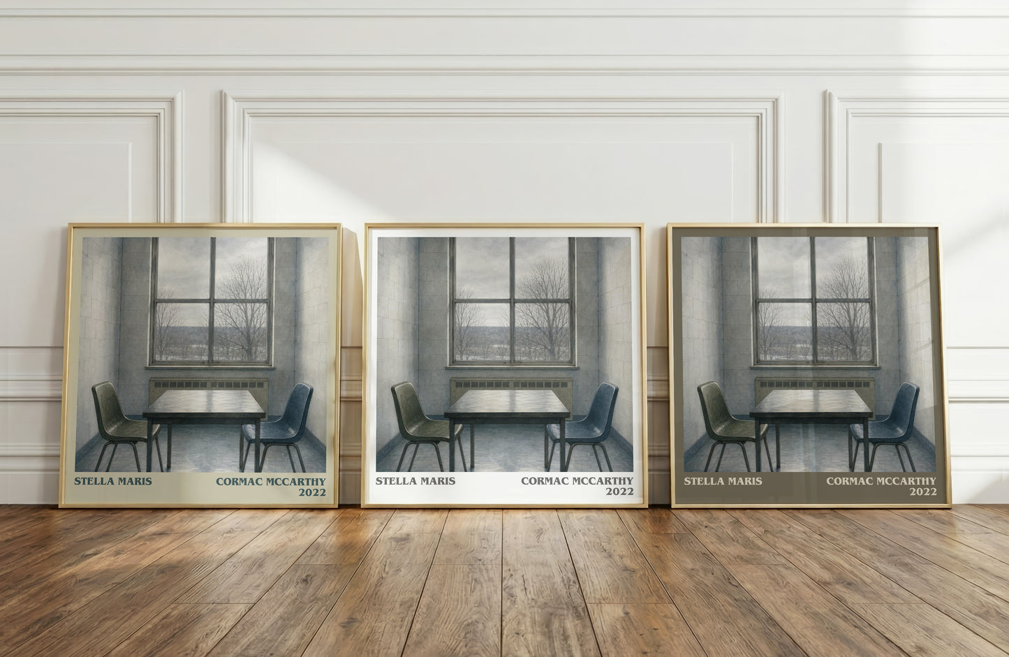 Stella Maris literary art print colour and style options – Cormac Mccarthy book art