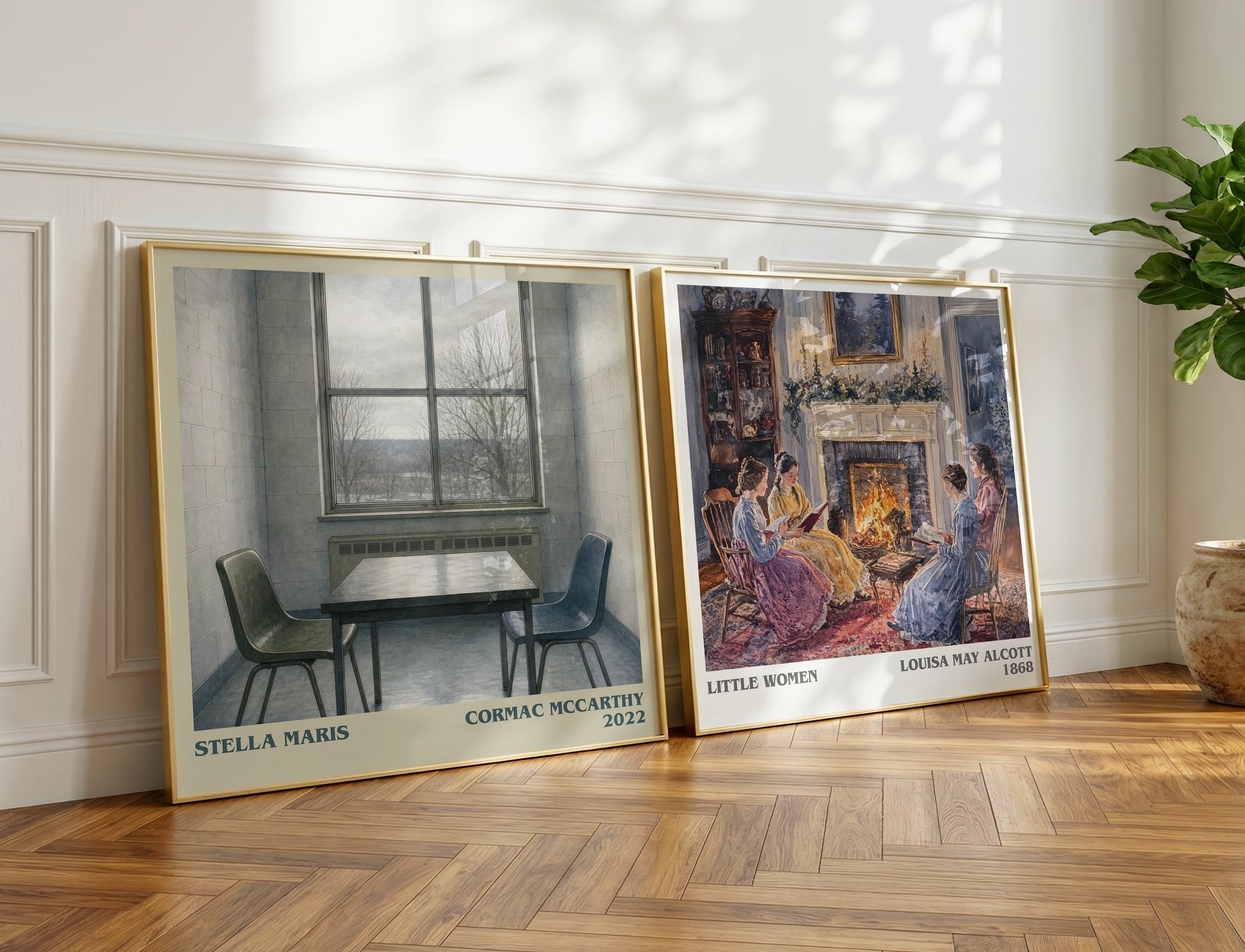Stella Maris literary print on bookshelf – Cormac Mccarthy fan gift