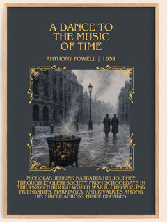 A Dance to the Music of Time Minimalist Book Poster by Anthony Powell – book poster