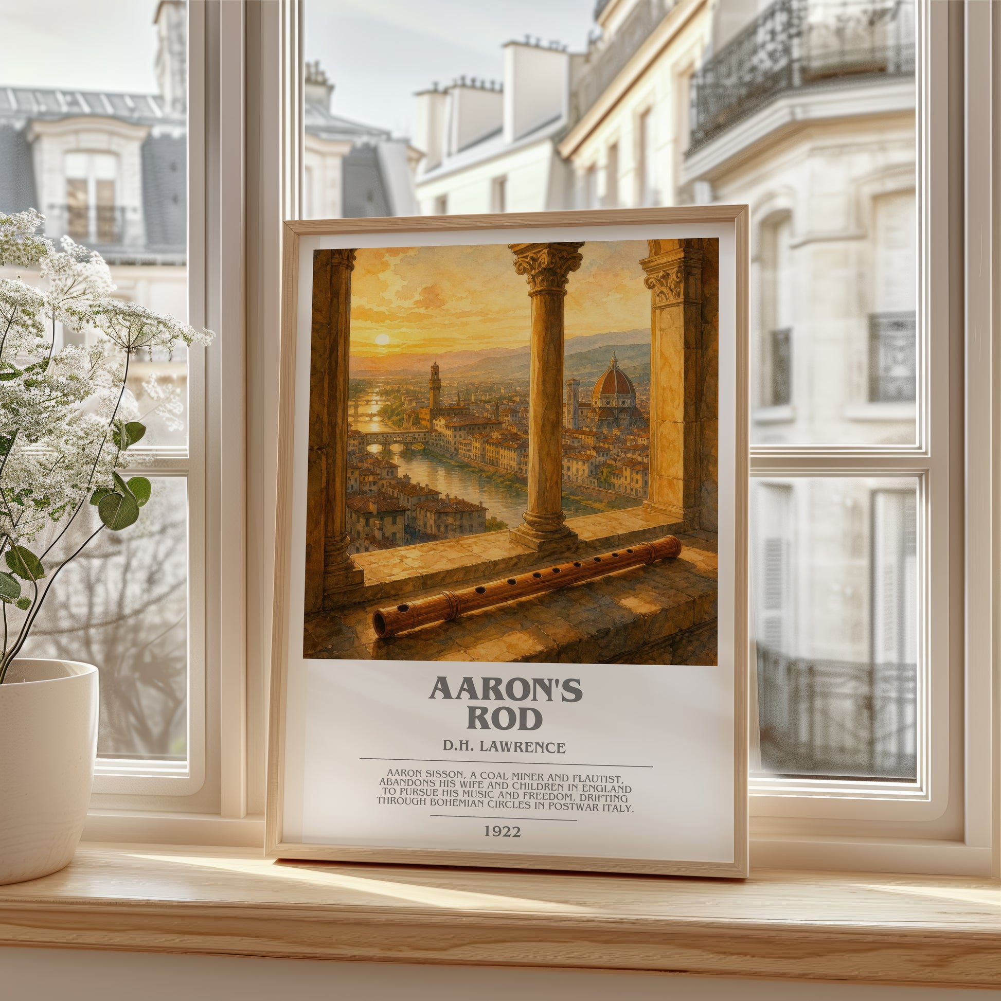 Aaron'S Rod bookish poster colour and style options – D.H. Lawrence book art