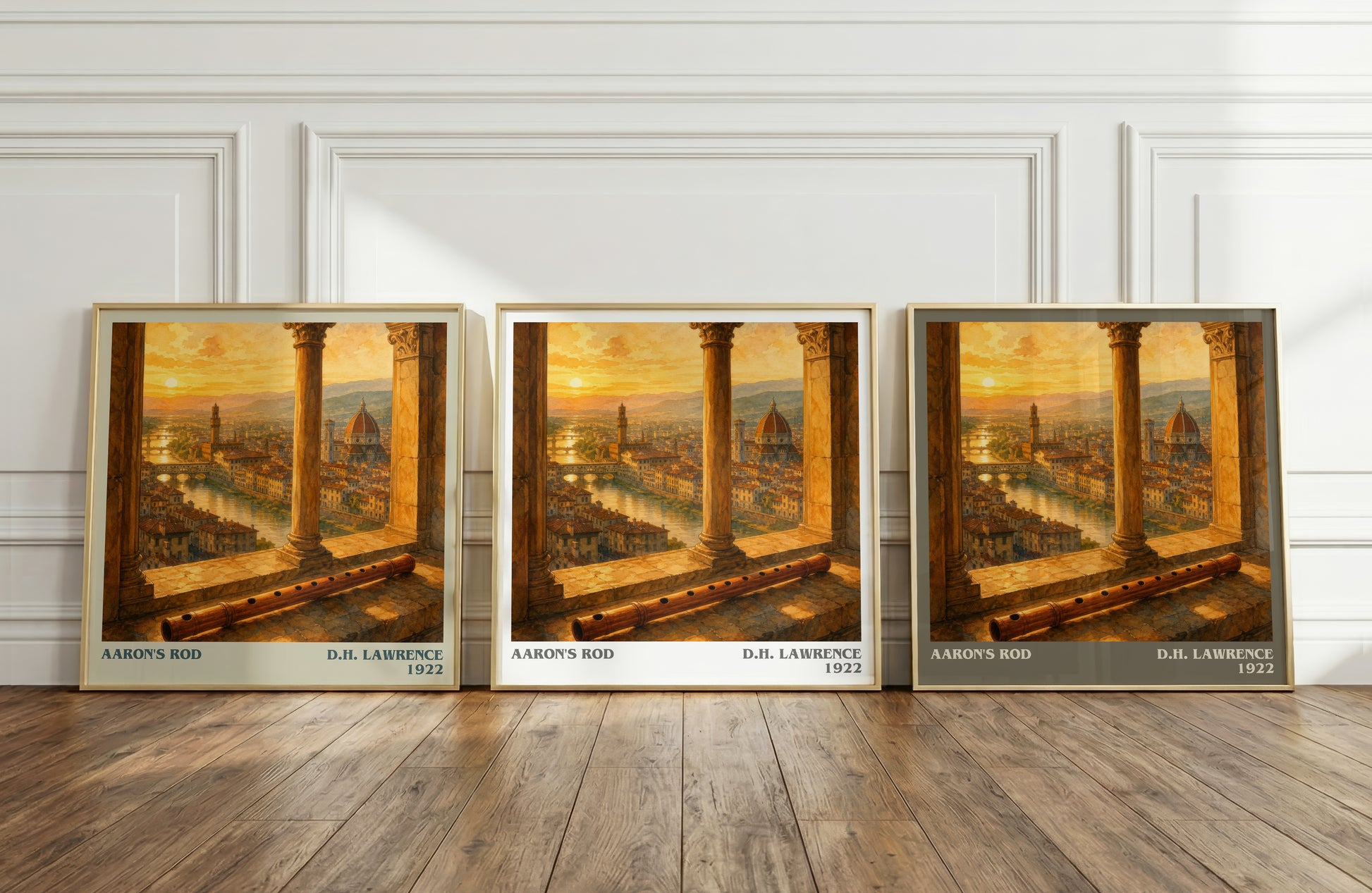 Aaron'S Rod literary art print colour and style options – D.H. Lawrence book art