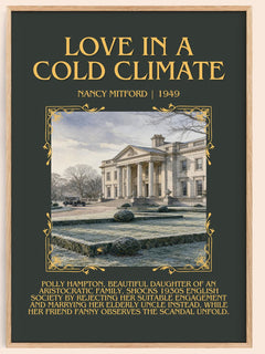 Love in a Cold Climate Minimalist Book Poster by Nancy Mitford – book poster