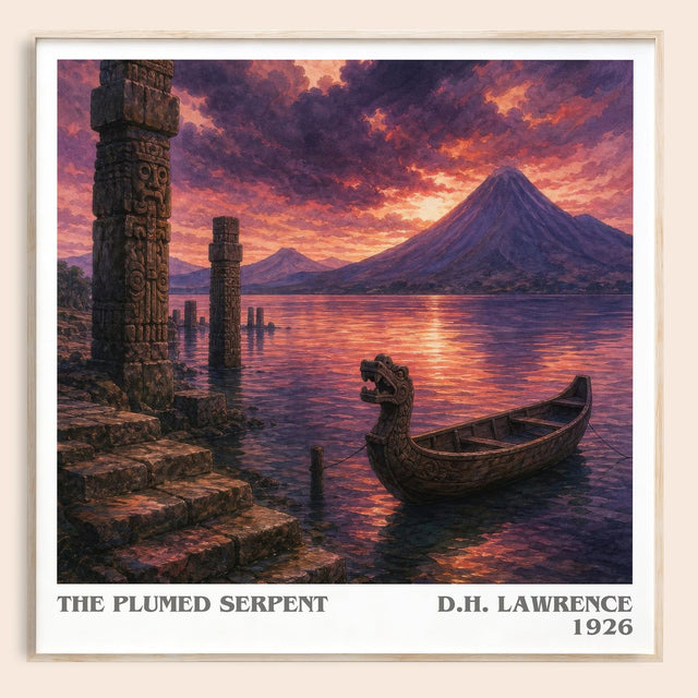 The Plumed Serpent Literary Art Print by D.H. Lawrence