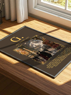 G. Minimalist Book Poster by John Berger – print on a sunlit desk