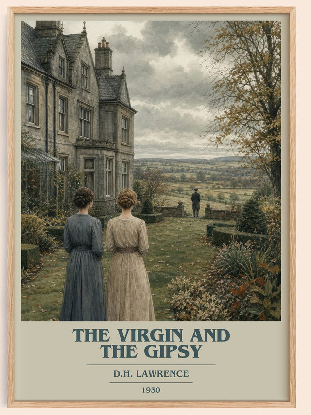 The Virgin And The Gipsy Book Cover Poster by D.H. Lawrence