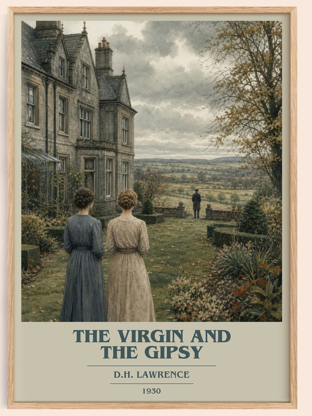 The Virgin And The Gipsy Book Cover Poster by D.H. Lawrence
