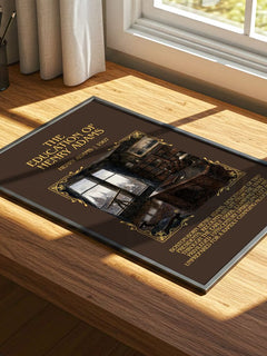 The Education of Henry Adams Minimalist Book Poster by Henry Adams – print on a sunlit desk