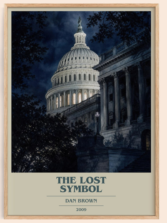 The Lost Symbol Book Cover Poster by Dan Brown