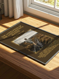 The Loneliness of the Long-distance Runner Minimalist Book Poster by Alan Sillitoe – print on a sunlit desk