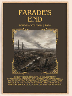 Parade's End Minimalist Book Poster by Ford Madox Ford – book poster