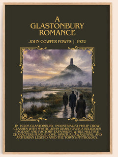 A Glastonbury Romance Minimalist Book Poster by John Cowper Powys – book poster