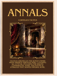 Annals Minimalist Book Poster by Cornelius Tacitus – book poster