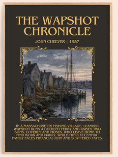 The Wapshot Chronicle Minimalist Book Poster by John Cheever – book poster
