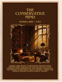 The Conservative Mind Minimalist Book Poster by Russell Kirk – book poster