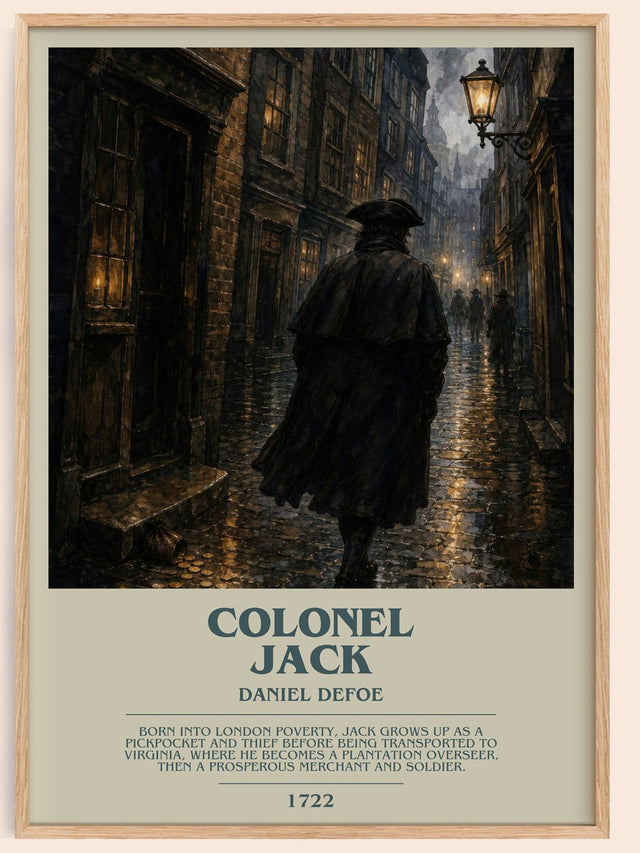 Colonel Jack Bookish Wall Art by Daniel Defoe