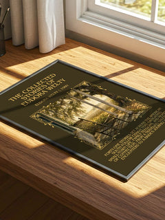 Collected Stories of Eudora Welty Minimalist Book Poster by E. Welty – print on a sunlit desk