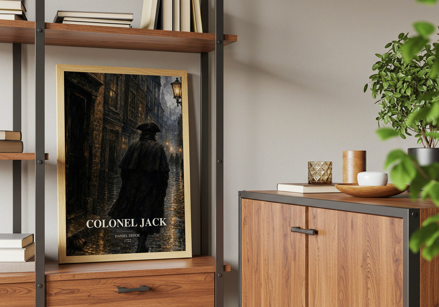 Colonel Jack book watercolour illustration paper finish options – matte satin gloss