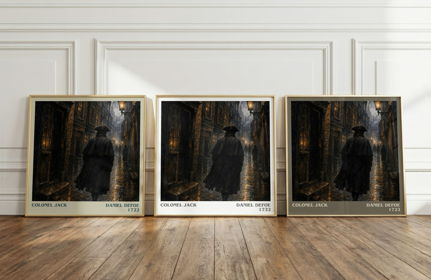 Colonel Jack literary art print colour and style options – Daniel Defoe book art
