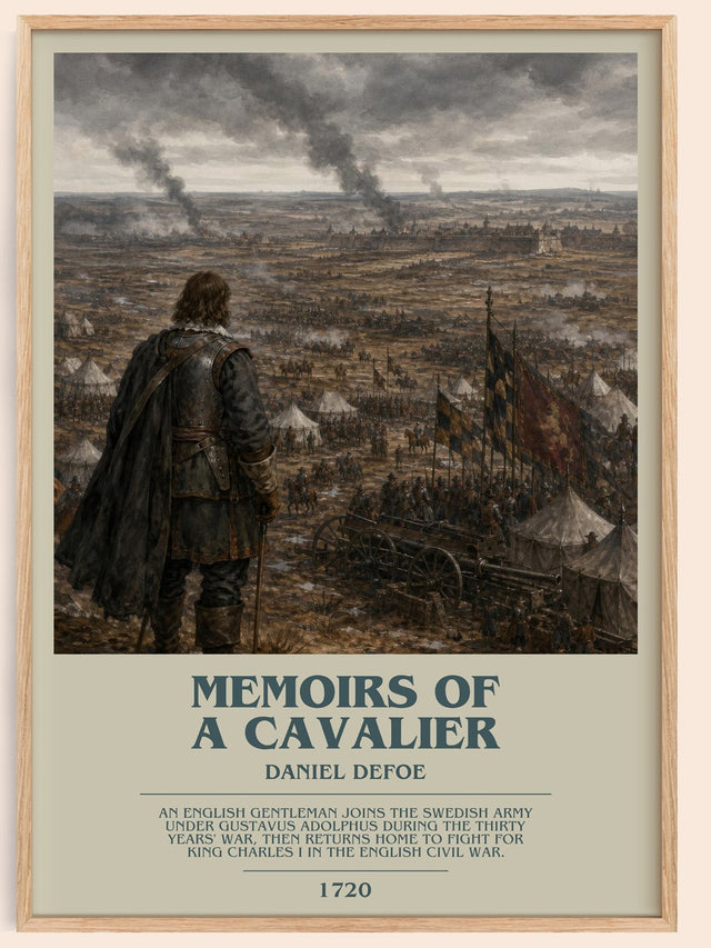 Memoirs Of A Cavalier Bookish Wall Art by Daniel Defoe