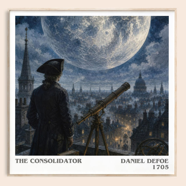 The Consolidator Literary Art Print by Daniel Defoe