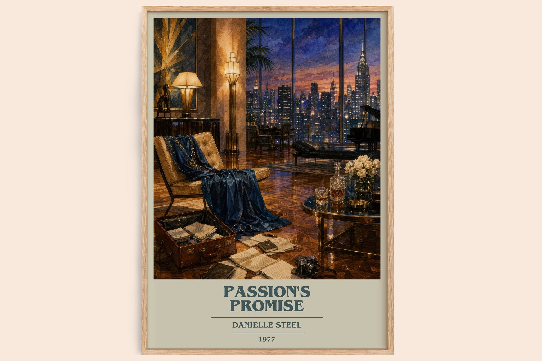 Passion's Promise Book Cover Poster by Danielle Steel