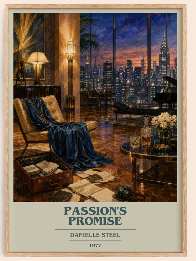 Passion'S Promise Book Cover Poster by Danielle Steel