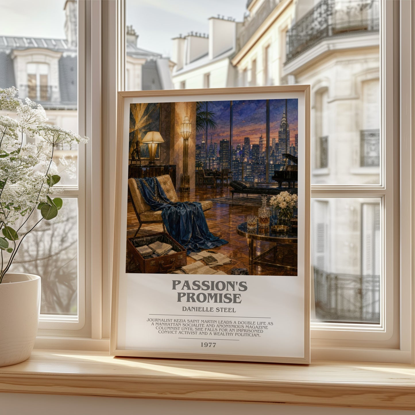 Passion'S Promise bookish poster colour and style options – Danielle Steel book art