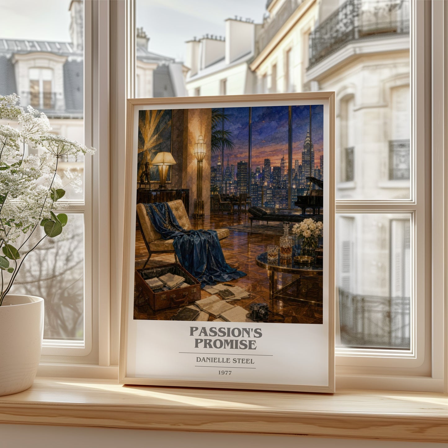 Passion'S Promise book cover poster colour and style options – Danielle Steel book art