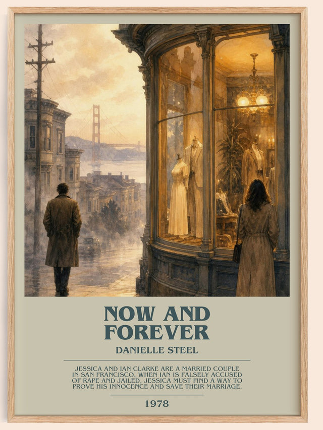 Now And Forever Bookish Wall Art by Danielle Steel